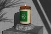 Candle Jar Mockup, a Cups & Container Mockup by graphicook (Thumbnail 3 of 4)