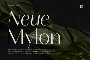 Neue Mylon - 21 Fonts