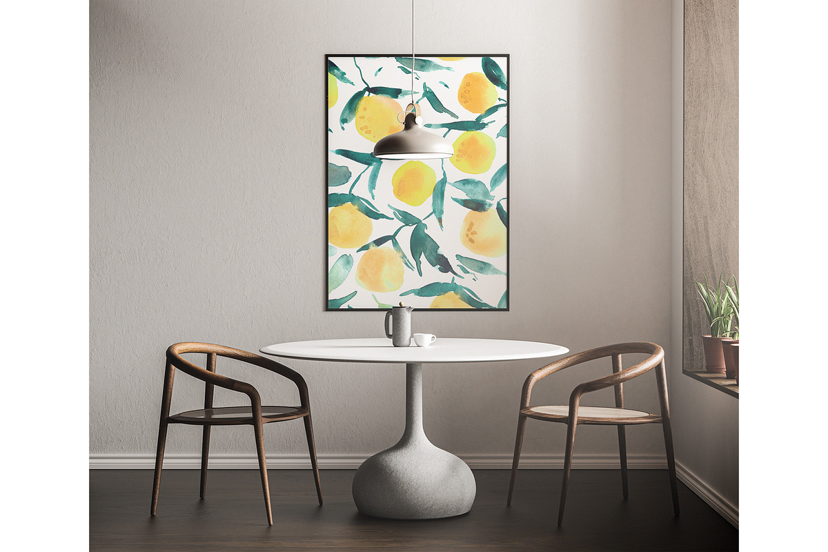 Sicilian orchard - seamless pattern, a Pattern Graphic by Katerina Tova (Photo 5 of 11)