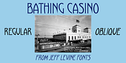 Bathing Casino, a Font by Jeff Levine Fonts (Thumbnail 1 of 5)