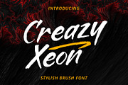 Creazy Xeon - Brush Font, a Script Font by Mytype Studio (Thumbnail 1 of 8)