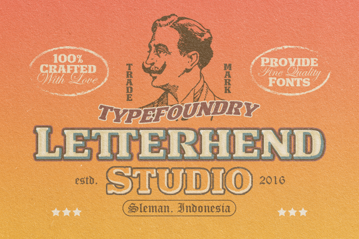 Hulberk - a Nostalgic Slab Serif, a Slab Serif Font by Letterhend Studio (Photo 8 of 9)