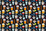 Beverages Seamless Patterns, a Pattern Graphic by Oleg Tokarev Art (Thumbnail 3 of 3)