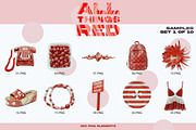 ALL THINGS RED: 250 PNG Elements, an Object Graphic by Megan Aili Designs (Thumbnail 3 of 17)