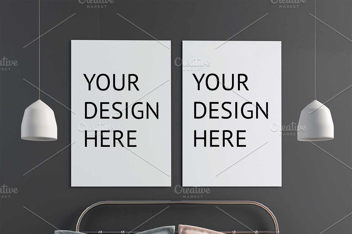 15 bedroom poster mock up, a Household Mockup by ChromiumHeart (Photo 7 of 17)
