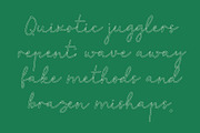 CS Ruska Dashed, a Script Font by Craft Supply Co. (Thumbnail 4 of 8)