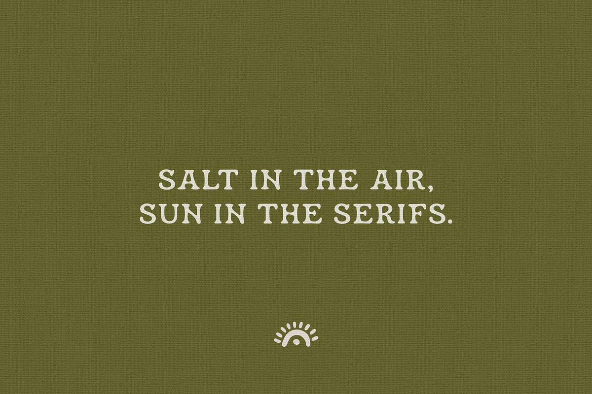 Hossegor - Retro Surf Serif Display, a Serif Font by pixelbuddha.net (Photo 6 of 6)
