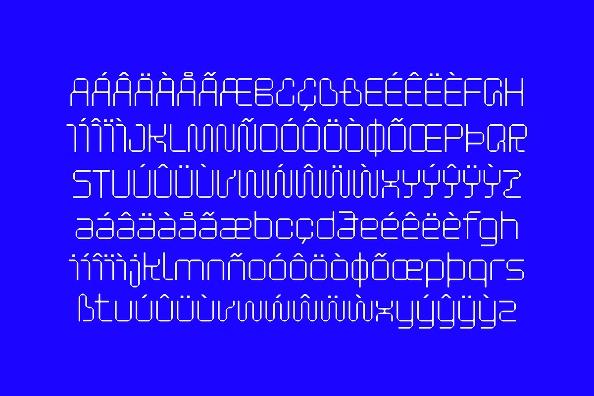 Techtape, a Symbol Font by Here  FF (Photo 11 of 12)