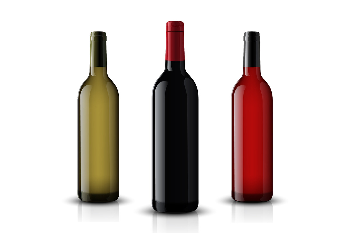 Wine bottle. Mock-up set., a Product Mockup by Nomber_86 (Photo 5 of 8)