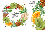 Winter spices and herbs templates, a Food Illustration by Primula`s shop (Thumbnail 2 of 4)