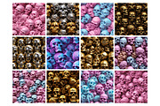 3D Skull Seamless Pattern, a Pattern Graphic by Forhadx5 (Thumbnail 3 of 8)