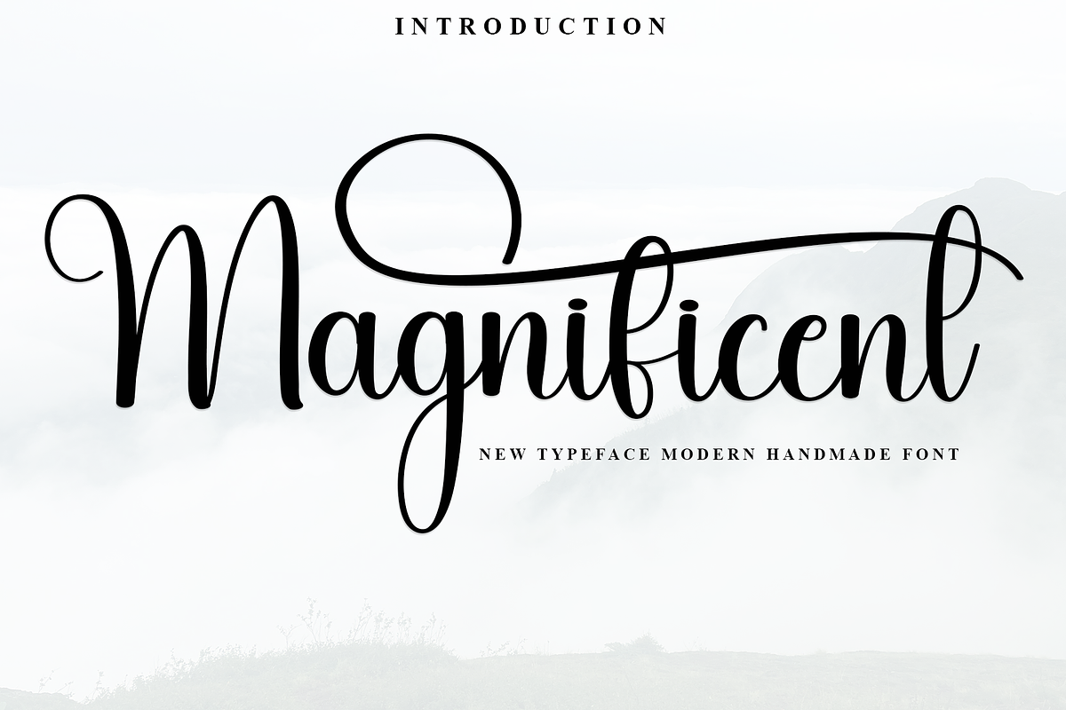 Magnificent, a Handwritten Font by FreshTypeINK (Photo 1 of 8)