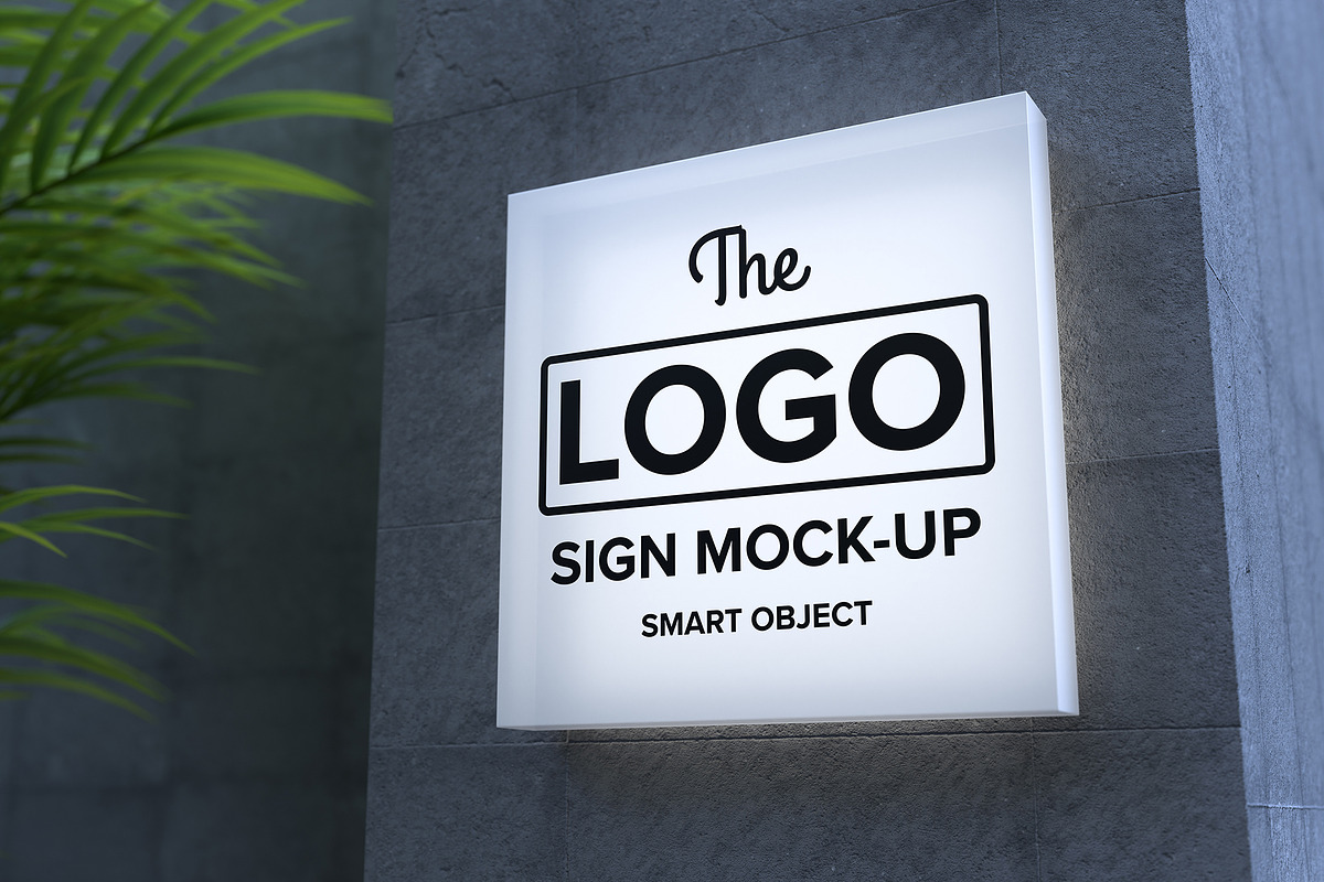 Shop sign mockup Set 2, a Product Mockup by S_design (Photo 8 of 11)