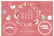 White Christmas designer toolkit, an Animal Illustration by Lisa Glanz (Thumbnail 3 of 5)