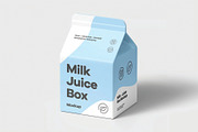 Milk Juice Box Mockup, a Packaging Mockup by DesignRushMarket (Thumbnail 14 of 14)