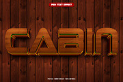 Cabin 3D editable text effect, a Layer Style Add-On by Hello Muh (Thumbnail 1 of 2)