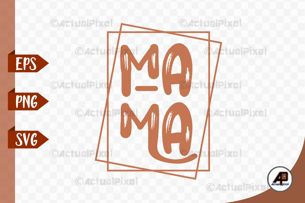 Mother's Day SVG PNG Design Bundle, an Illustration by Actual Pixel (Photo 10 of 12)