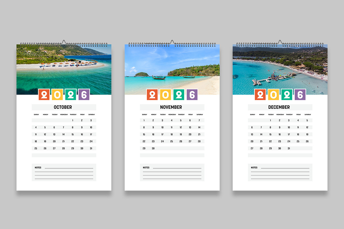 Wall Calendar 2026 Template preview 5