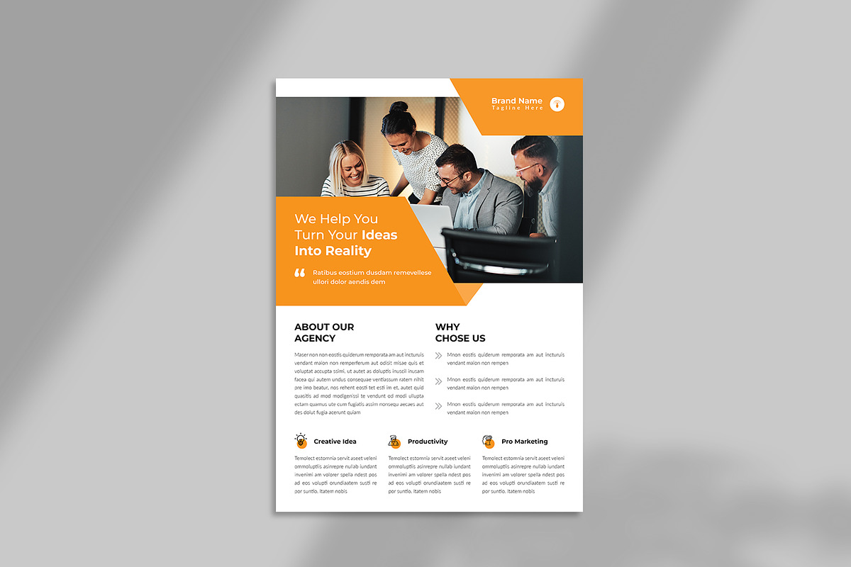 Corporate Flyer | Ai, Psd, Indd preview 4