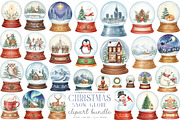 Winter Snow Globe PNG, an Illustration by SinaCreation (Thumbnail 1 of 7)