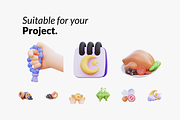 Ramadan Kareem 3D Illustration, an Object 3D Model by nixxdesign (Thumbnail 4 of 5)