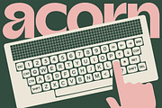 Acorn, a Font by Simon Walker (Thumbnail 1 of 10)