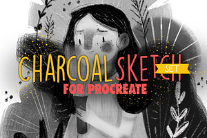 Charcoal Sketch Set - For Procreate