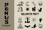 Gloomy Night Display Font, a Font by khurasan (Thumbnail 7 of 8)