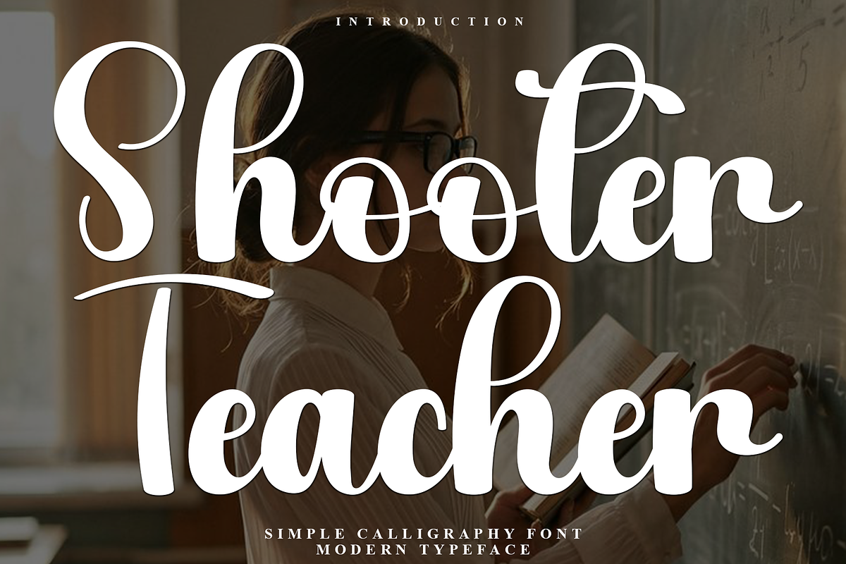 Shooter Teacher, a Handwritten Font by FreshTypeINK (Photo 1 of 8)