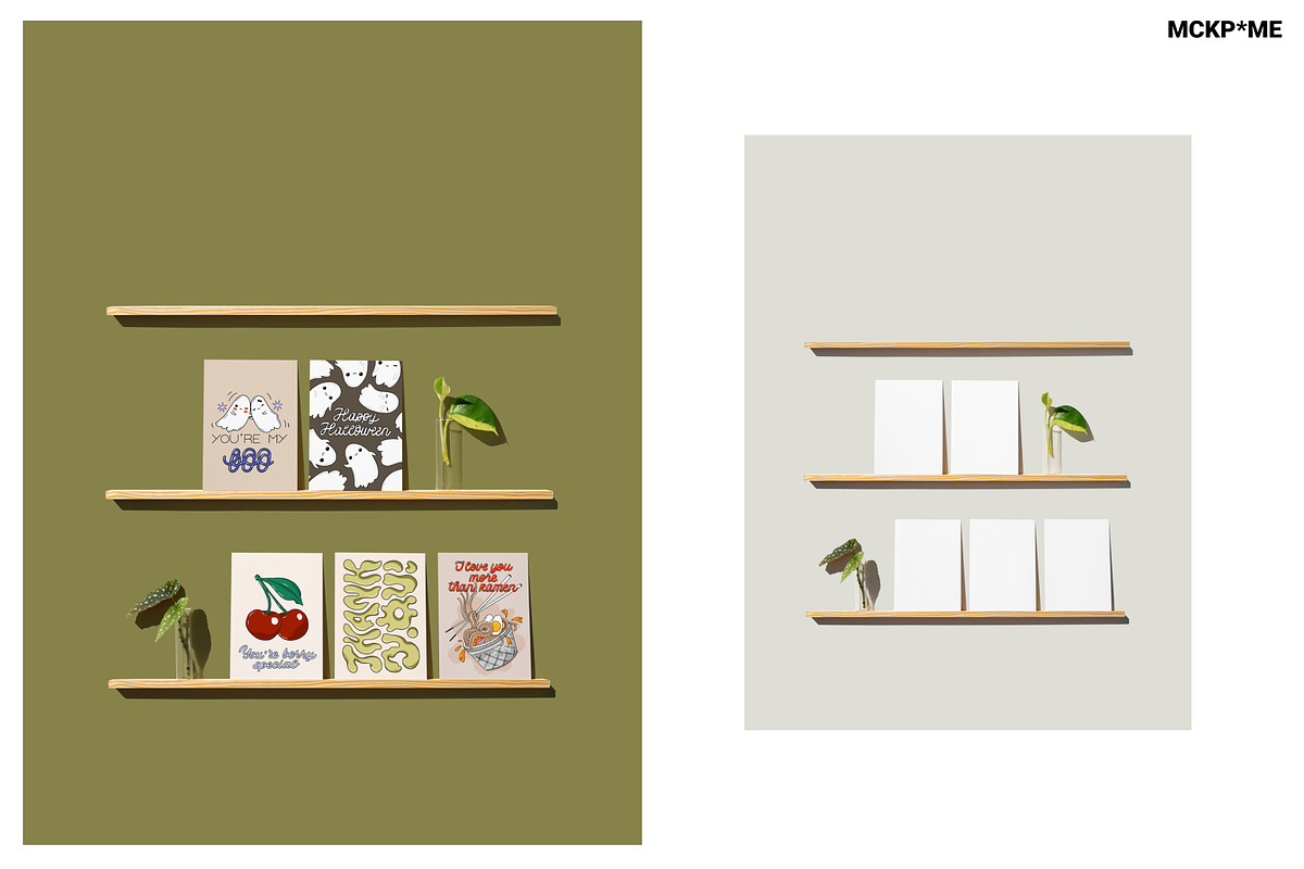 A5/A6/B6/5x7 greeting card mockup, a Merchandise Mockup by MCKP*ME (Photo 3 of 3)