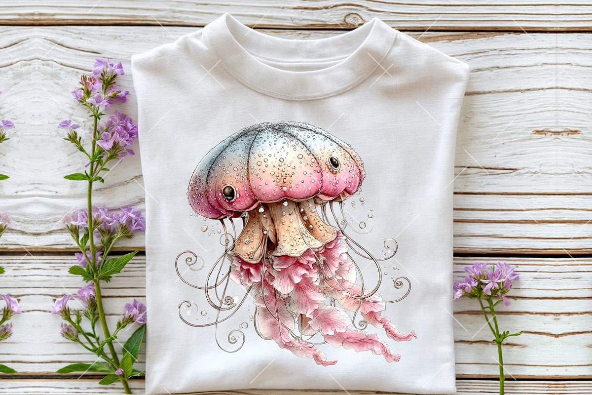 Whimsical Sea Animals Clipart, an Illustration by OK Design (Photo 5 of 6)