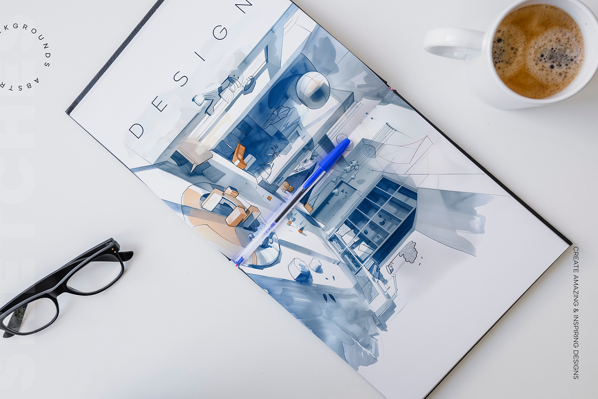 Watercolor Interior Design Sketches, an Architecture Photo by Lumeno (Photo 6 of 9)