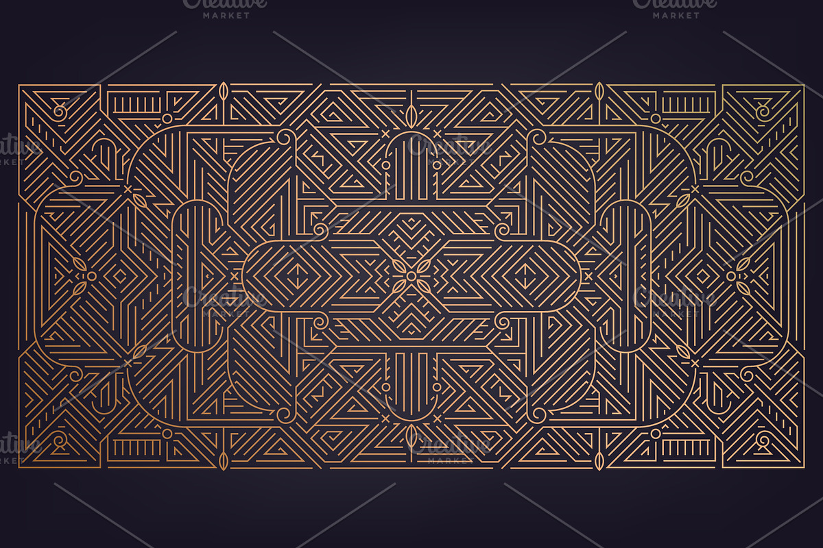 Art Deco Patterns, Frames, a Decorative Illustration by Marylia (Photo 6 of 18)