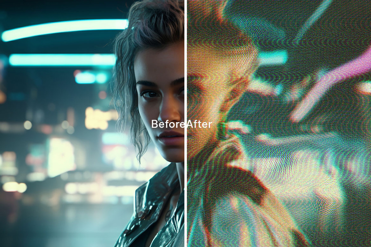 Screen Flicker Photo Effect, a Layer Style Add-On by dokudokunomi (Photo 3 of 5)