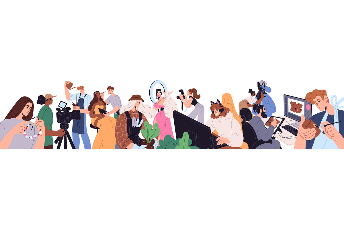 Creative professions and hobbies, a Person Illustration by PaperTrident (Photo 2 of 6)