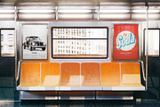 Ultimate subway NYC mockup bundle, a Print Template by As Good As Possible (Thumbnail 2 of 21)