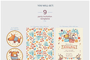Birthday Party Collection, an Animal Illustration by Yeticrab (Thumbnail 6 of 7)