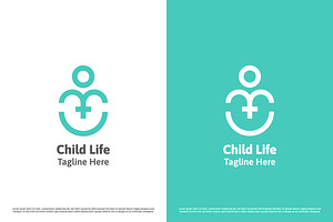 Children Health Logo Design Icon, a Branding & Logo Template by Morvana Crew