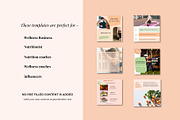 Nutrition Instagram Templates Health, a Social Media Template by Deepa Template Studio (Thumbnail 5 of 12)