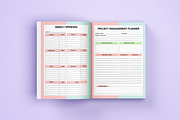 2025 Home Management Binder Canva, a Stationery Template by Designmela01 (Thumbnail 3 of 5)