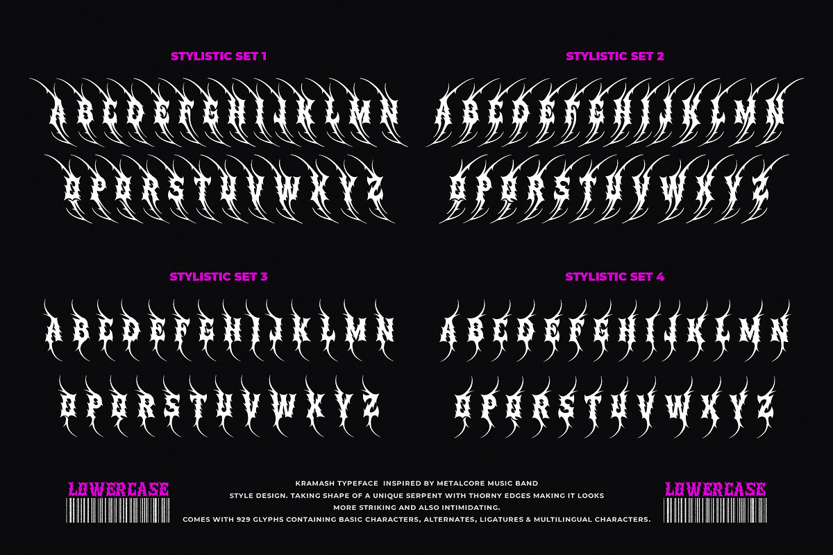 Kramash Typeface, a Blackletter Font by alit design (Photo 16 of 20)
