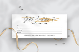 Gift Certificate Template, a Card Template by Amit Debnath