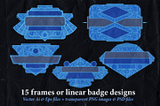 15 Frames - Art Deco Ornament, a Graphic by Cruzine (Thumbnail 5 of 7)