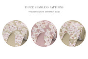 Hydrangea Daisy Flowers Pattern, an Illustration by PawGraphic (Thumbnail 5 of 10)