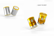 Food & Milk Powder Tin Can Mockup, a Packaging Mockup by Adstart (Thumbnail 2 of 8)