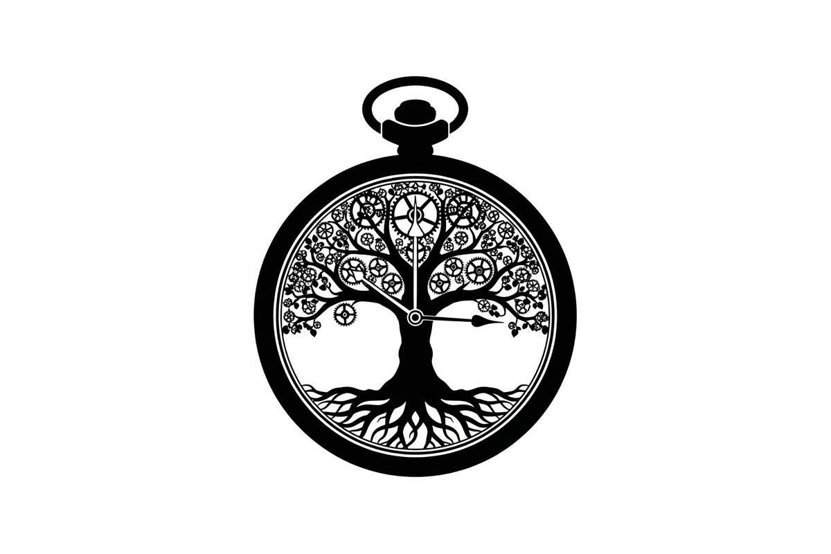 Steampunk Tree of Life Symbol Bundle, an Illustration by yasushie (Photo 22 of 31)