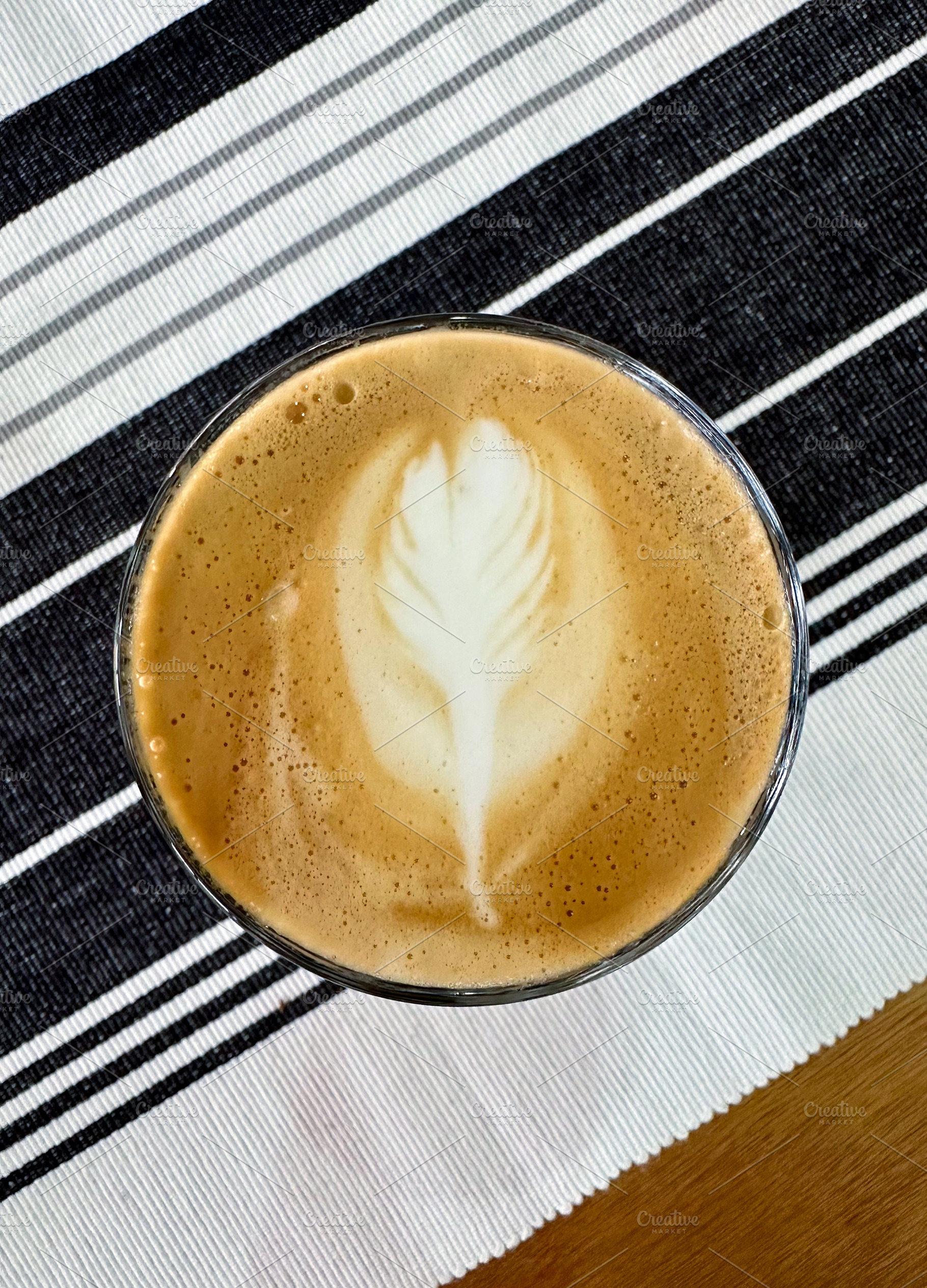 Coffee Art Overhead Design, a Food & Drink Photo by THP Creative