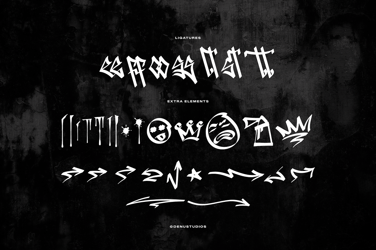 Vendalyx | Graffiti Font, a Handwritten Font by Denustudios (Photo 12 of 12)