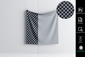 Hanging Cloth Mockup Pack1