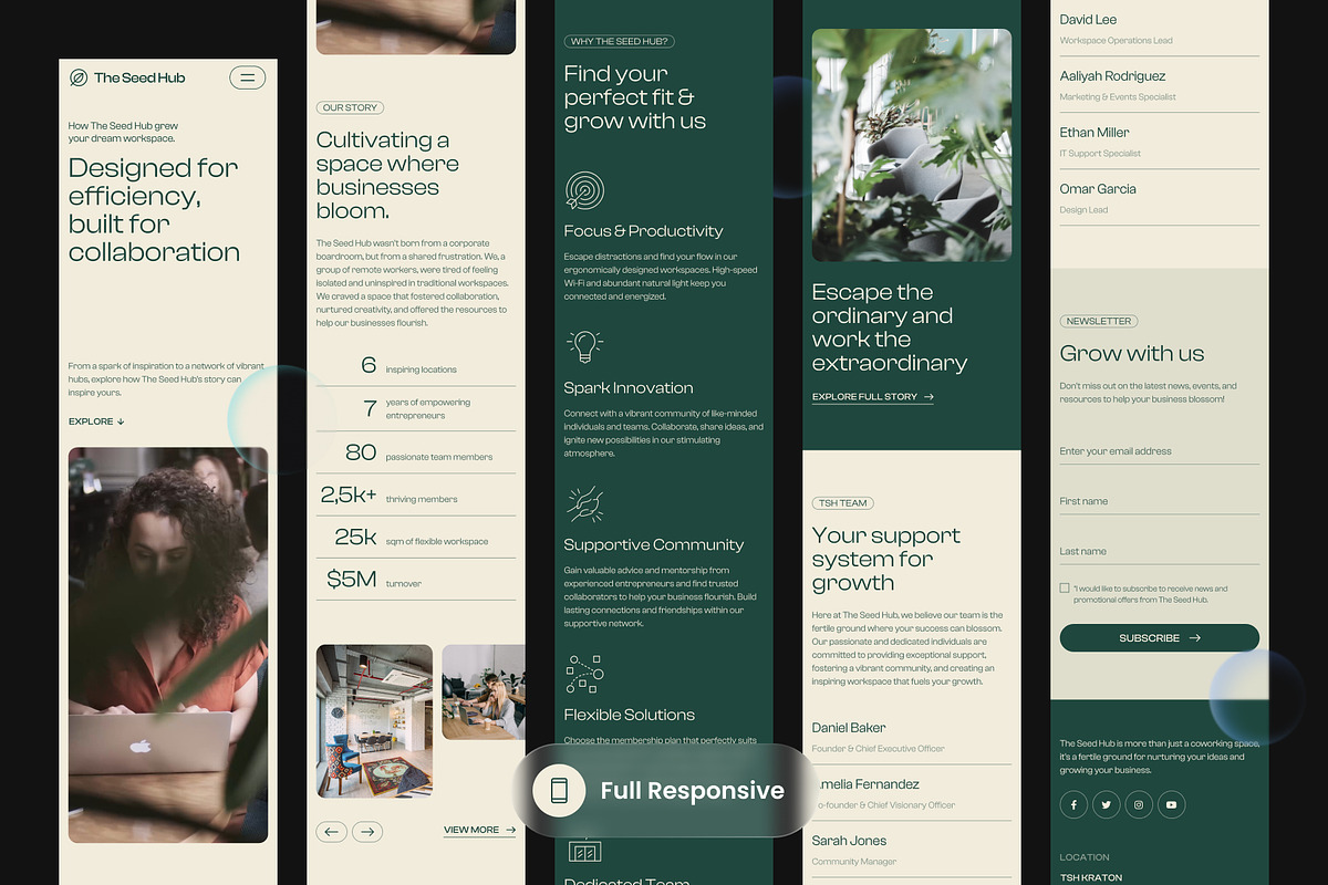 Coworking Space About Us Page, a Websites & App Template by SLAB! Design (Photo 4 of 6)